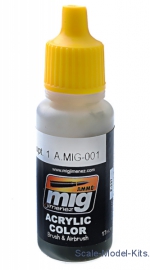 A-MIG-0001 Acrylic paint: RAL 6003 Olivgrun OPT.1 A-MIG-0001