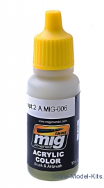 A-MIG-0006 Acrylic paint: RAL 7008 Graugrun OPT.2 A-MIG-0006