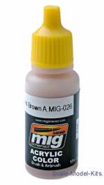 A-MIG-0026 Acrylic paint: RAL 8031 F9 German sand brown A-MIG-0026