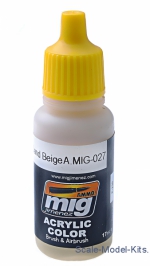 A-MIG-0027 Acrylic paint: RAL8031 F9 German sand beige A-MIG-0027