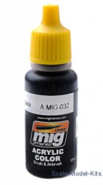A-MIG-0032 Acrylic paint: Satin black A-MIG-0032