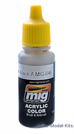 A-MIG-0046 Acrylic paint: Matt black A-MIG-0046