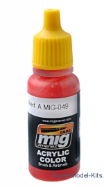 A-MIG-0049 Acrylic paint: Red A-MIG-0049