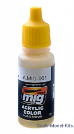 A-MIG-0061 Acrylic paint: Warm sand-yellow A-MIG-0061