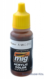A-MIG-0913 Acrylic paint: Red brown base A-MIG-0913