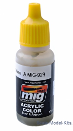 A-MIG-0929 Acrylic paint: Olive drab  Shine A-MIG-0929