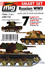 A-MIG-7136 Smart set: Russian WWII colors A-MIG-7136
