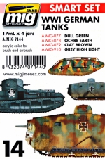 A-MIG-7144 Smart set: WW I German tanks A-MIG-7144