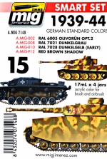 A-MIG-7148 Smart set: 1939-1944 German standard colors A-MIG-7148