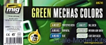 A-MIG-7149 Smart set: Green mechas colors A-MIG-7149