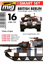 A-MIG-7150 Smart set: British berlin camouflage colors 1988-1991 A-MIG-7150