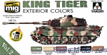 A-MIG-7166 Smart set: King Tiger, exterior color, set 2 (Takom) A-MIG-7166