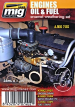 A-MIG-7402 Weathering set: Engines set A-MIG-7402