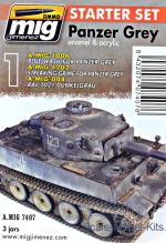 A-MIG-7407 Weathering set: Panzer grey A-MIG-7407
