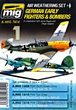 A-MIG-7414 Weathering set: German early fighters and bombers A-MIG-7414