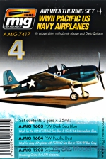 A-MIG-7417 Weathering set: WW II Pacific US NAVY Airplanes A-MIG-7417