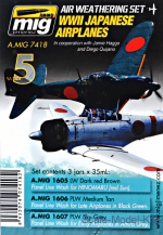 A-MIG-7418 Weathering set: WW II Japanese airplanes A-MIG-7418