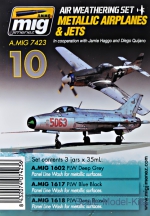 A-MIG-7423 Weathering set: Metallic airplanes & Jets A-MIG-7423