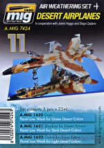 A-MIG-7424 Weathering set: Desert airplanes A-MIG-7424