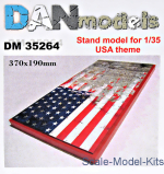 DAN35264 Display stand. USA theme, 370x190mm