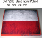 DAN72266 Display stand. Poland theme, 240x180mm