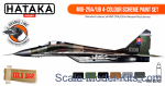 HTK-CS105 MiG-29A/UB 4-colour scheme paint set, 6 pcs