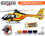 HTK-CS79 Air Ambulance (HEMS) paint set vol.2, 4 pcs