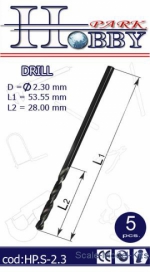HP-S2.3 Hobby Park S2.3 - Set of the drills d = 2.3 mm