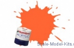 HUM-A018 Water-soluble orange paint HUMBROL (glossy)