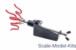 Stand for airbrush with locking clamp