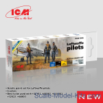 ICM3046 Acrylic paints set for Luftwaffe pilots, 6 pcs