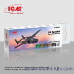 ICM3082 Acrylic paints set for US Special Operations Aircraft, 6 pcs