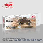 ICM3086 Acrylic paint set for WWI Armored vehicles