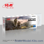 ICM3091 Acrylic paint set for WWII French Infantry
