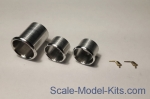 Detailing set: Air intakes, antenna for "D.Falcon" 50 family "Amodel", Mini World, Scale 1:72