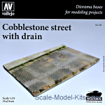 VLJ-SC103 Cobblestone street with a drain