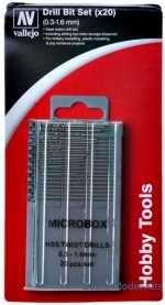 VLJ-T01001 Microbox drill set 0.3-1.6 mm (20 pcs)