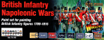 VLJ70163 Paint Wargames Set British Infantry Napoleonic Wars, 8 pcs