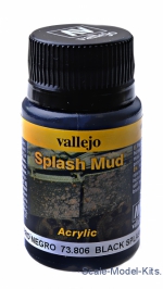 VLJ73806 Black splash mud, 40 ml. (Acrylic)