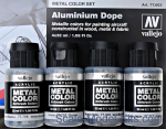 VLJ77603 Metal Color Set Aluminium Dope, 4 pcs