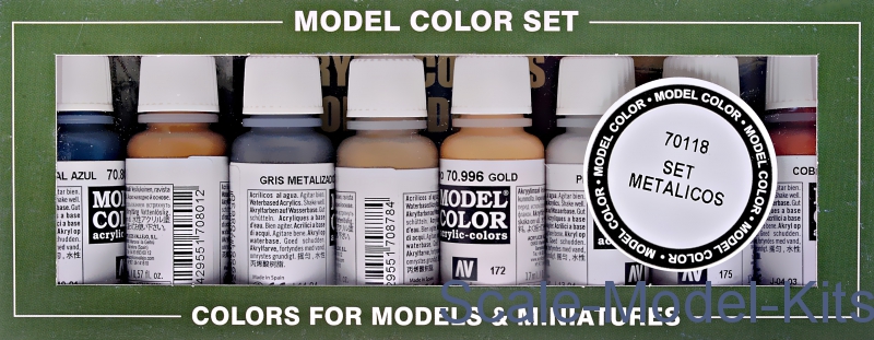  Face & Skin Tones Model Color Paint Set by Vallejo  Acrylics