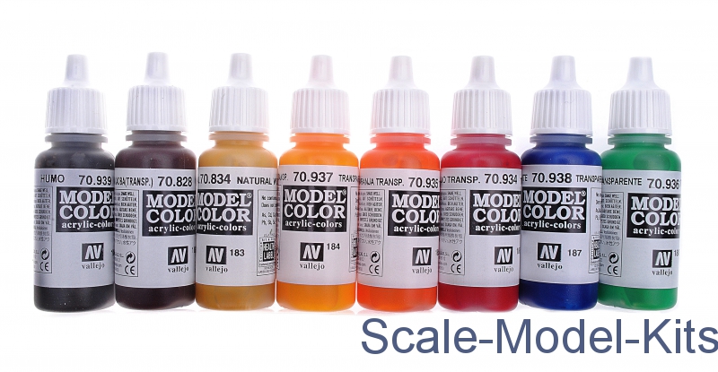 Acrylic colors set Vallejo Model Color 8 colors Set 70118 Metallic Colors  (8)
