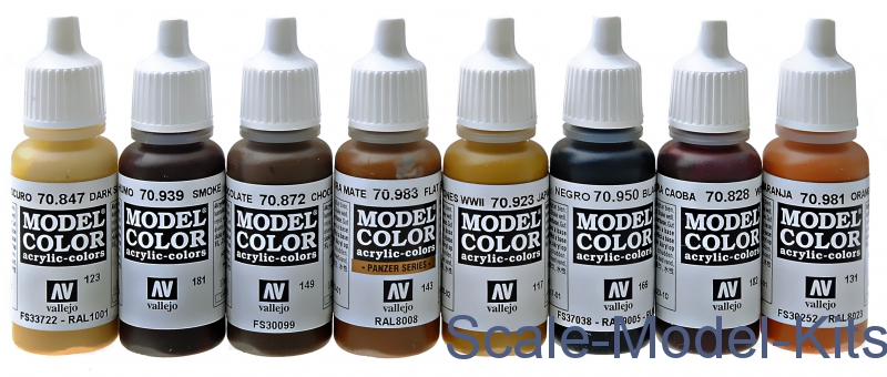 Vallejo - Game color set: Lavados 8x17 ml (washes) - plastic scale model  kit in scale (VLJ73998)//Scale-Model-Kits.com