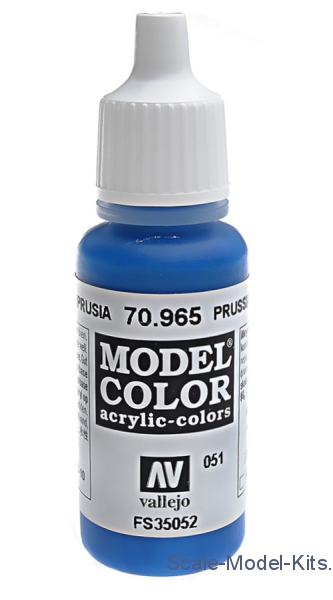 Vallejo 70.963 Model Color: Medium Blue, 17ml