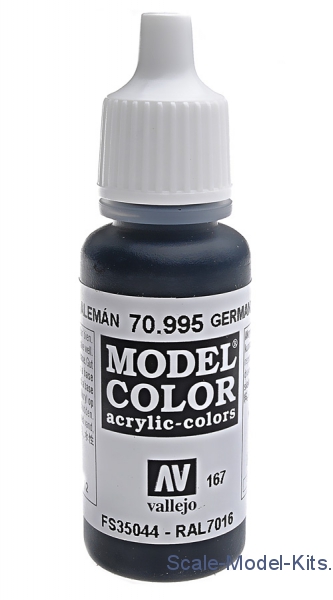 VAL70995-167 Vallejo Model Color - German Grey 17ml #70995 - Sprue Brothers  Models LLC