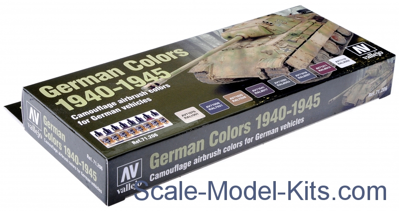 Vallejo Model Air Paint Set - German Colors 1940-1945 - Everything Airbrush