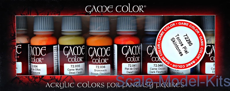 Vallejo - Game Color set, Skin colors set (8) - plastic scale model kit in  scale (VLJ72295)//Scale-Model-Kits.com