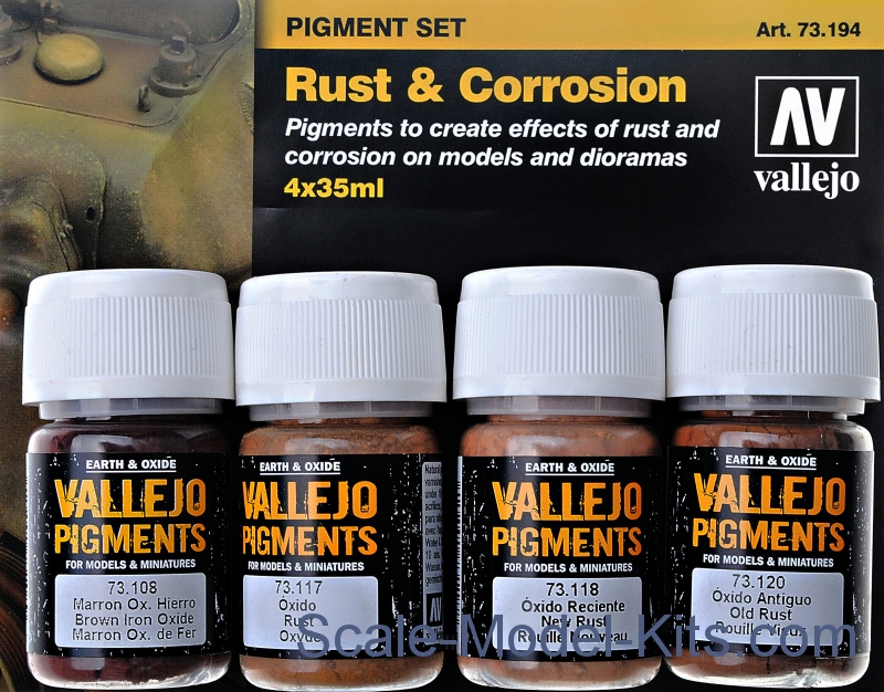 10126 Liquid Pigments Set - Rust